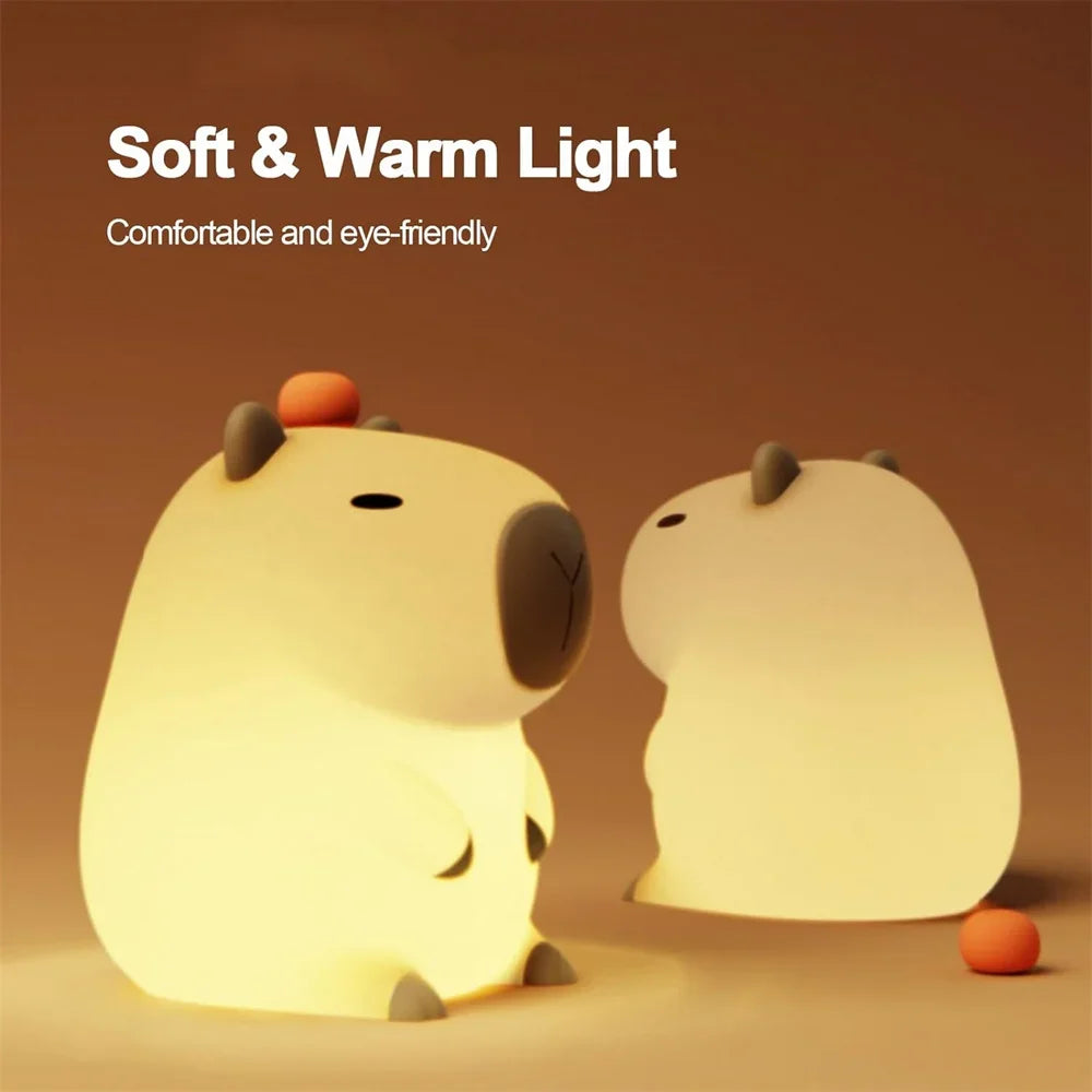 CapyLumi™ 2.0 – The Gentle Glow of Happiness | Silicon made, Touch Sensitive