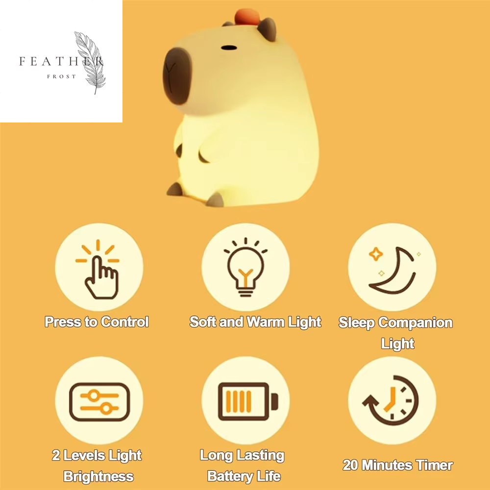 CapiAura™ – The Gentle Glow of Happiness | Silicon made, Touch Sensitive